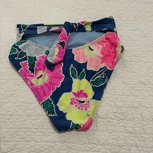 High waisted swim bottoms with open tie in the back Woman xs